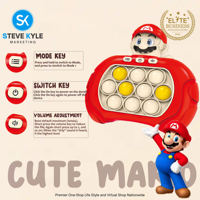 Electric Quick Push Game Machine Finger Movement Brain Game Children Toys Best Gift