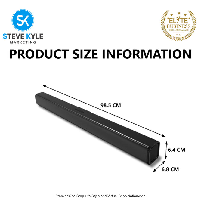 Marshelly BT TV Echo wall Speaker Soundbar Bluetooth Wireless Connection