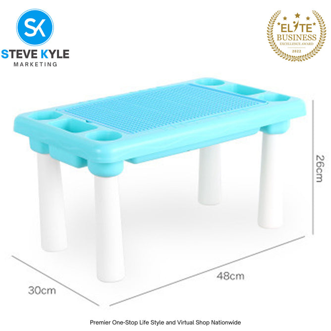 Creative Lego Blocks with Multi-purpose Table Playset