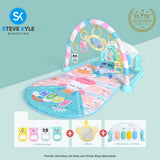 Infant and Toddler Fitness Stand Pedal Playmat with Piano Keybaord