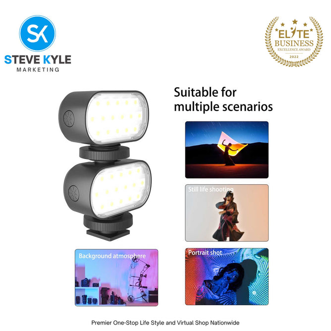 PULUZ PU564 Live Broadcast Video RGB LED Light Photography Beauty Selfie Fill Light