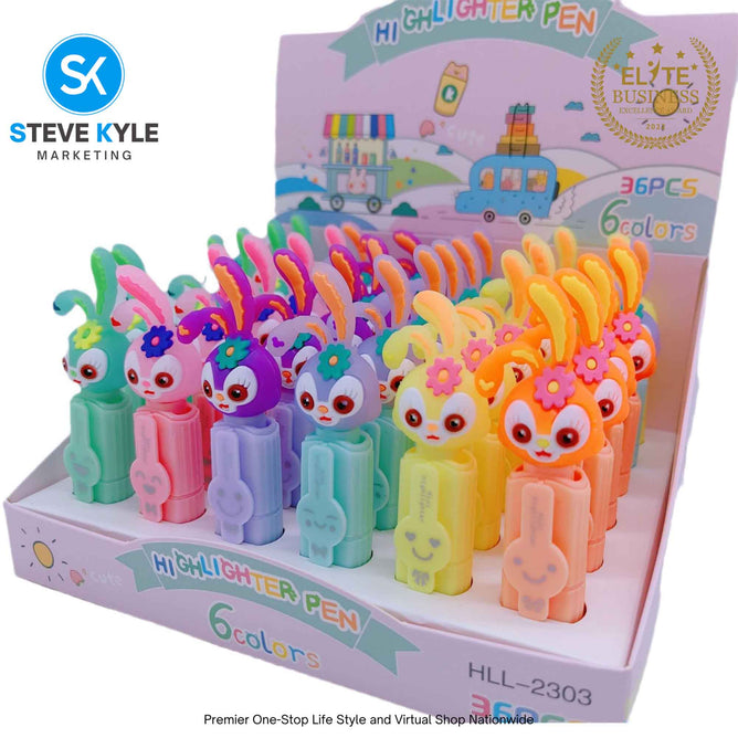 Mini Cute Highlighter Kawaii Drawing Art Marker Pen School Supplies