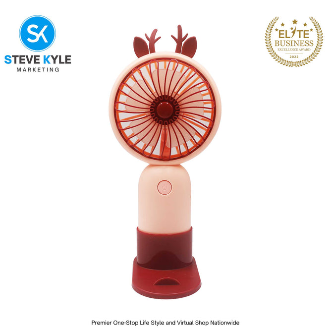 Rechargeable Mini Handheld Fan Perfect for Adults and Kids
