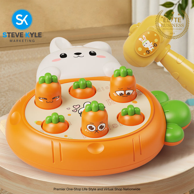 Interactive Plastic Toy Animal Knocking Game Hammering Game Baby Whack-a-mole Toy