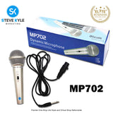 Universal MP701 & MP702 3 Meters Black Wired Professional Dynamic Microphone High Quality