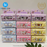 Random Tape Stickers Kawaii Kuromi Melody Cinnamoroll Pompompurin  DIY Sticker Kid Toys Stationery