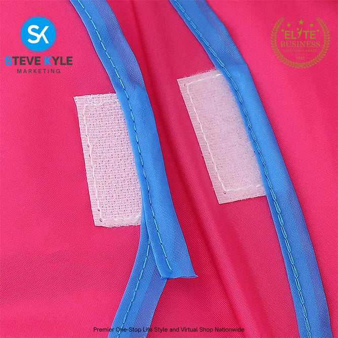 Kids Painting Apron Cute Craft Baking Waterproof Colorful Long Sleeve Apron