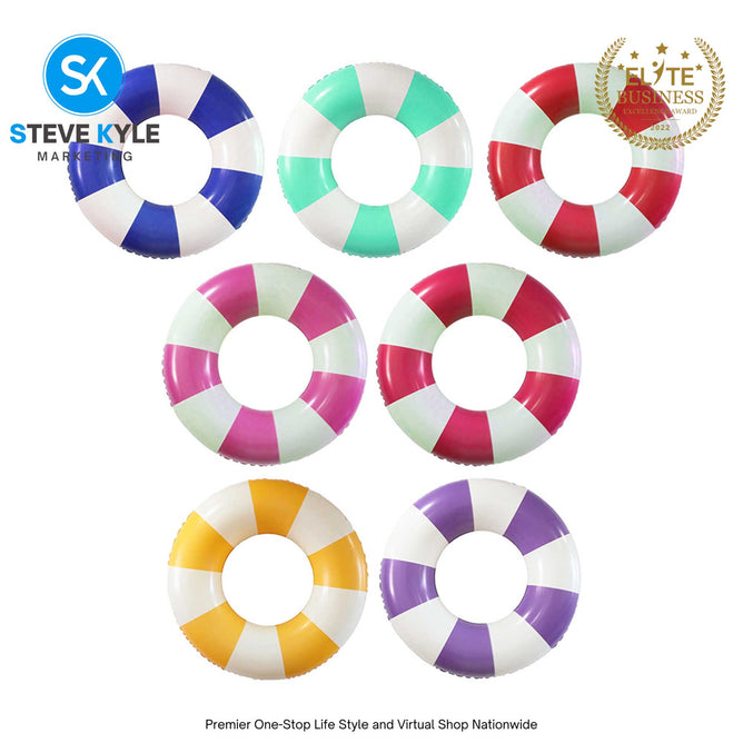 Summer Inflatable Colorful Swimming Ring for Youth/Adult and Kids