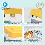 Kids Aquarium Fish Tank - Small Aquarium Toys  Fishing Toys with Music and Lighting Best Gift Toys