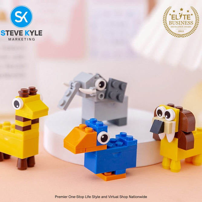 DIY Creative Building Blocks Pencil Sharpener Stationery Kindergarten Kids Puzzle Toy