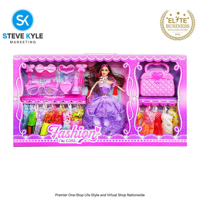 Cute Chargeable Doll with Handy Bag Best Gift Toy for Kids Toddler Girls