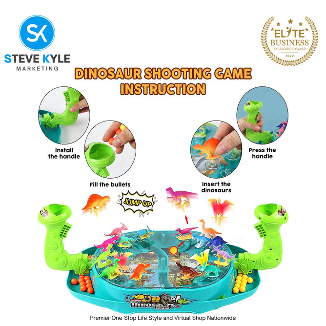 Dinosaur Toys for Kids Dinosaur Shooting Battle Board Games 2 Players