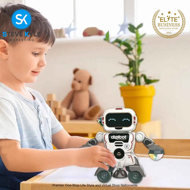 Electric Dancing Robot Multifunctional With Light Music Smart 360-Degree Rotating Children's Toy Doll