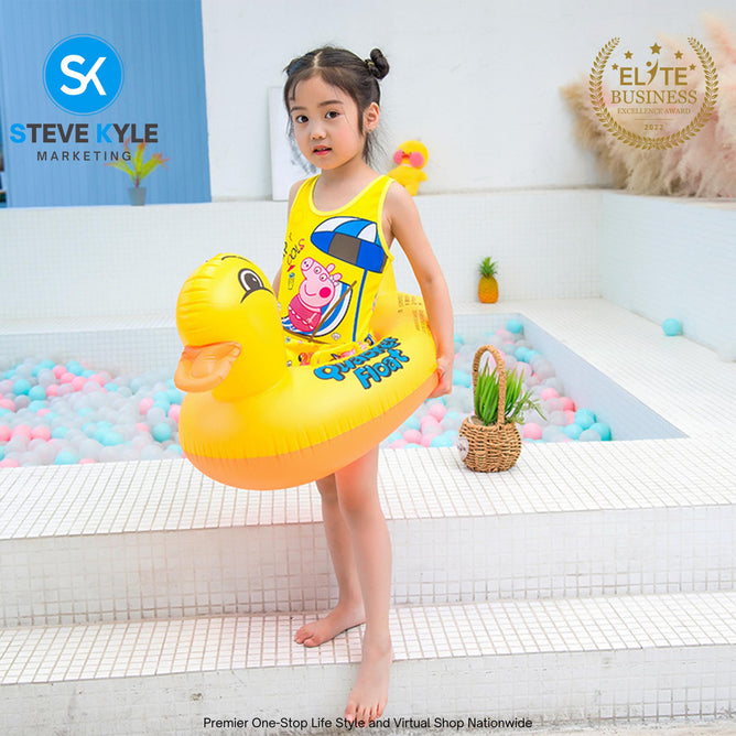 Quacker Baby Float See-Me-Sit Rider Inflatable Pool Floats for Kids