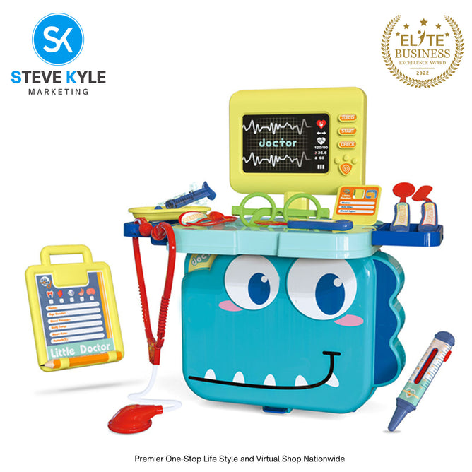 2in1 Pretend Medical Kit Set Backpack Medical Toy Set Children Best Gift Toys