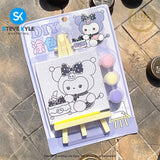 DIY Creative Children's Paint Drawing Board Children's Watercolor Coloring w/Stand