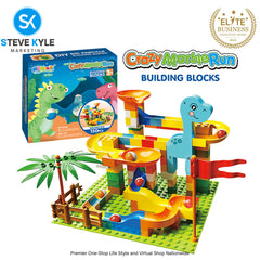 Crazy Marble Run Blocks Early Learning for Kids with Box Gift Box