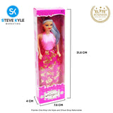 (1 BOX) Random Fashion Barbie Doll Color Best Gift for Kids Toddler Girls