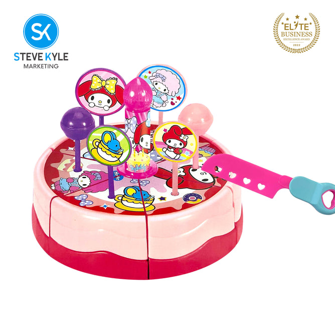Steve Kyle DIY Delicious Puzzle Cake Toy Set Pretend Play Birthday Gift For Kids