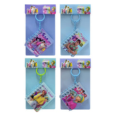 Steve Kyle Colorful Girl Boy Group Theme 55-Page Mini Book Keychain Pendant Random Design For Bag Accessories