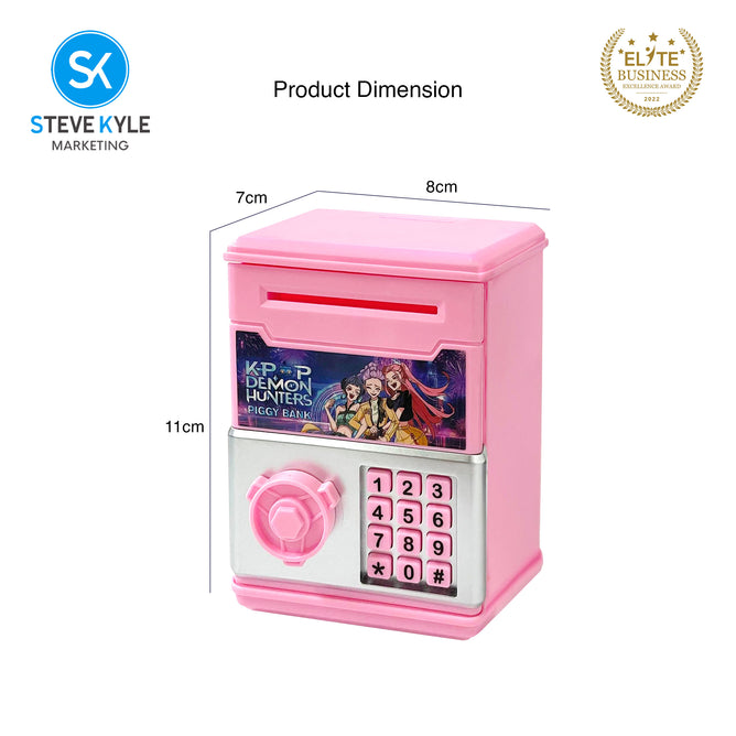 Steve Kyle Colorful Girl Group Design Cute Piggy Bank Toy Coin Saver Money Storage Box Educational Saving Bank For Children