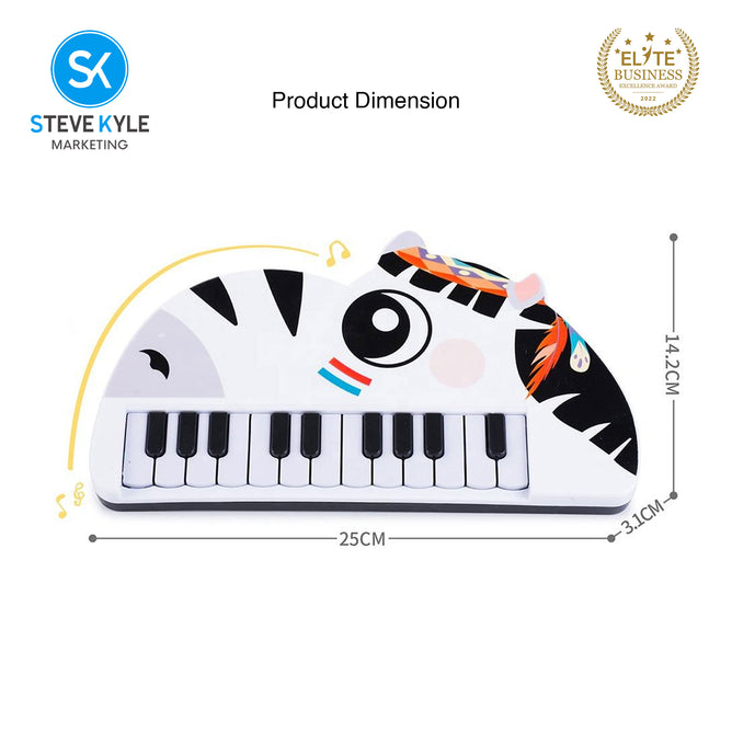 Steve Kyle Children's Animals Electronic Organ Early Education Puzzle Music Piano Toy