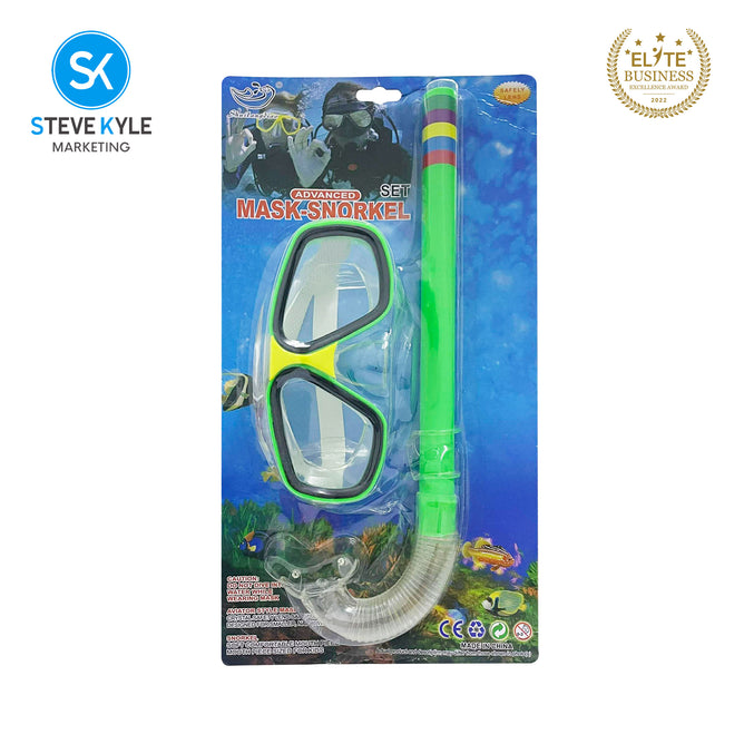 Steve Kyle Outdoor Water Sport Snorkel Tube Diving Mask Set Anti-Fog Eye Protection Swimming Goggles