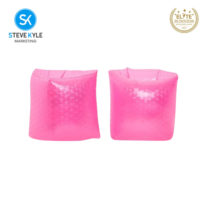 Steve Kyle Inflatable Arm Band Neon Color Floaties For Swimming Outdoor Fun