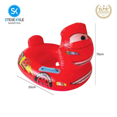 Steve Kyle Inflatable Baby Seat Float Cute Cartoon-Shaped With Handle Swimming Boat