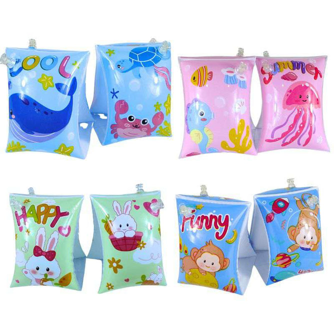 1 Pair Inflatable Children's Arm Floaters for Boys and Girls