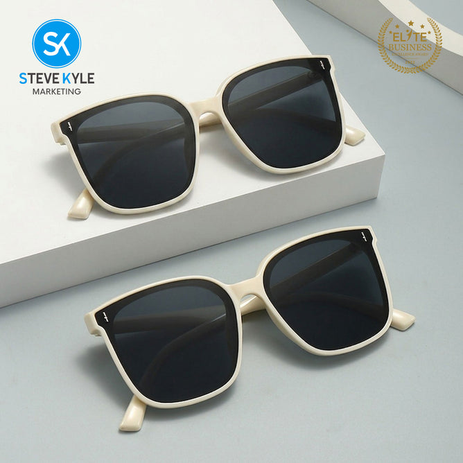 Steve Kyle Classic Square Frame Vintage Style Sunglasses for Women