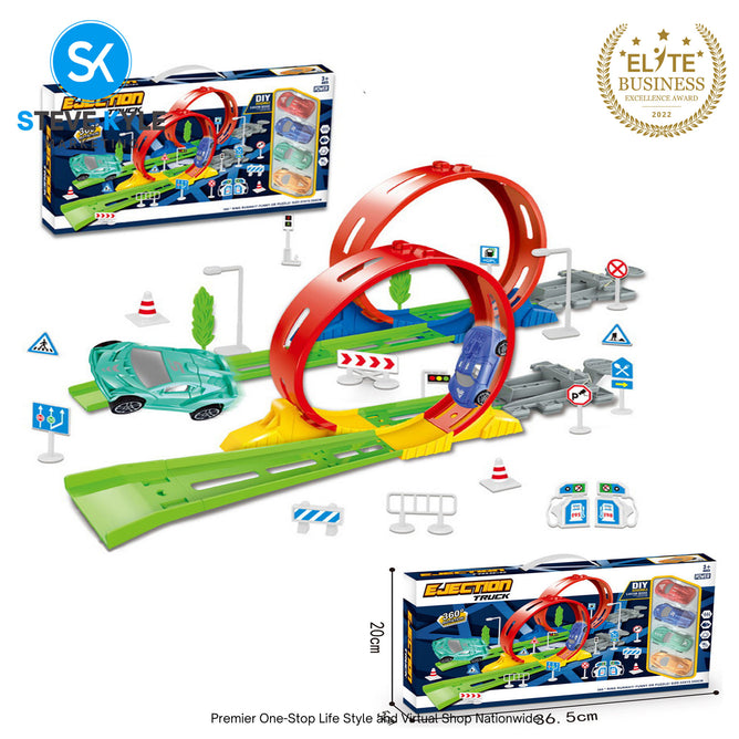 Kids Race Car Toys  Set for Kids for Boys Gliding Railcar Best Gift for Children