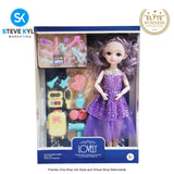 Lovely Fashion Cute Doll w/ Sound with Accessories Set High Quality Doll Best Gift for Kids