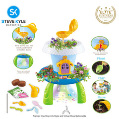 DIY Happy Gardening Magical Cottage Play Set with Lights Best Gift Set