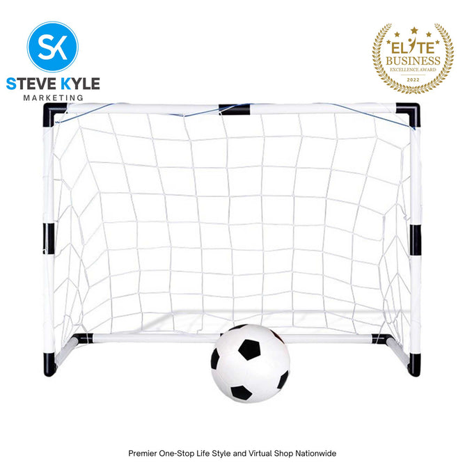 Portable Soccer Goal Set Toys for Kids and Families with Box Best Gift Toys
