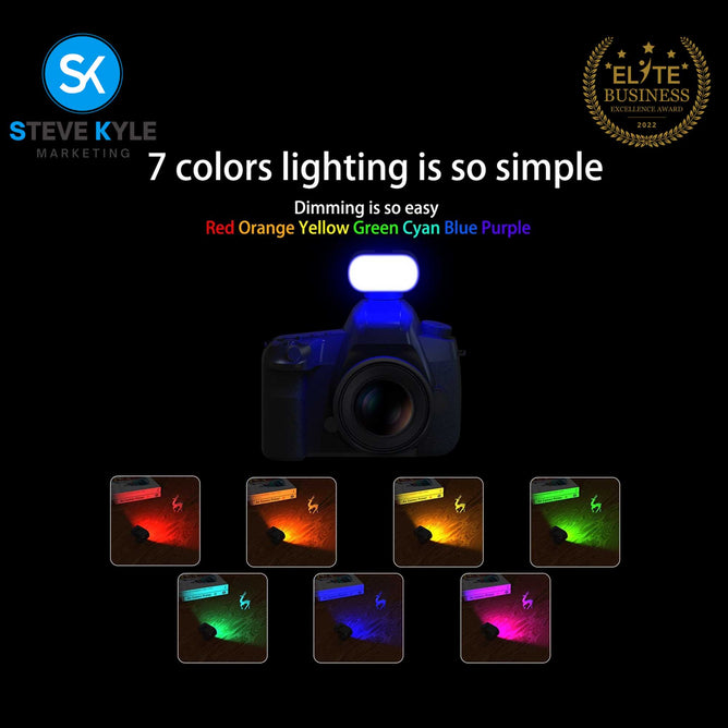 PULUZ PU564 Live Broadcast Video RGB LED Light Photography Beauty Selfie Fill Light