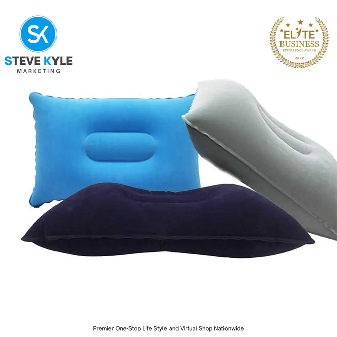 Portable Inflatable Square Pillow For Outdoor Travel Camping Portable Air Pillow