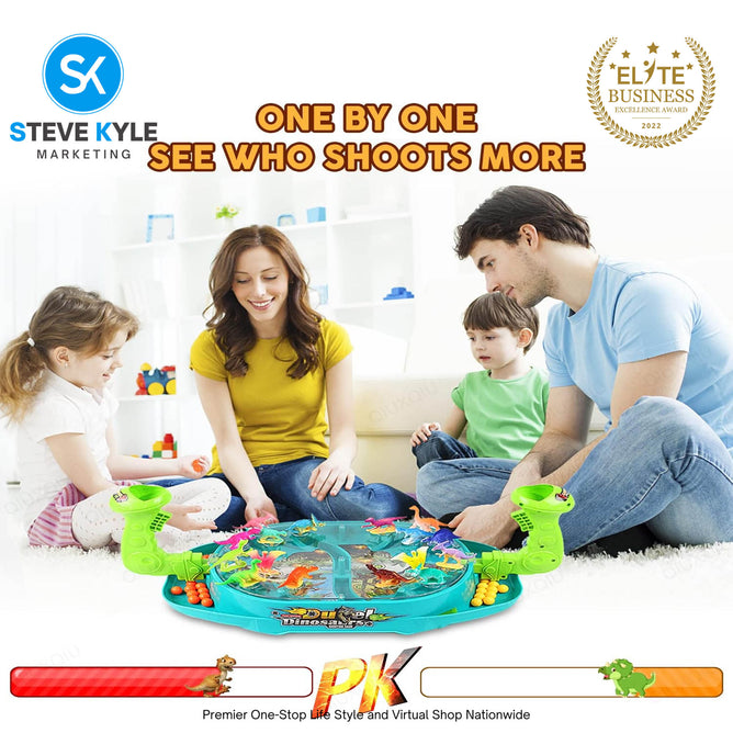 Dinosaur Toys for Kids Dinosaur Shooting Battle Board Games 2 Players