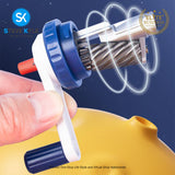 Rocket Space Astronaut Pencil Sharpener Plastic Hand Operated Children's Stationery