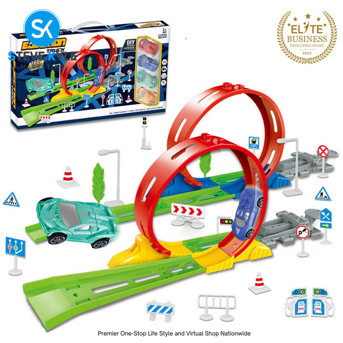 Kids Race Car Toys  Set for Kids for Boys Gliding Railcar Best Gift for Children