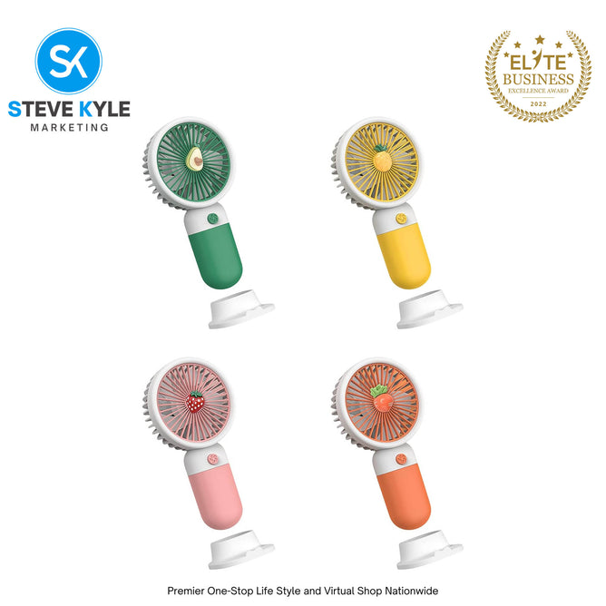 Candy Color Summer Cooler Portable Fan Handheld Mini Fan USB Rechargeable Portable Fan