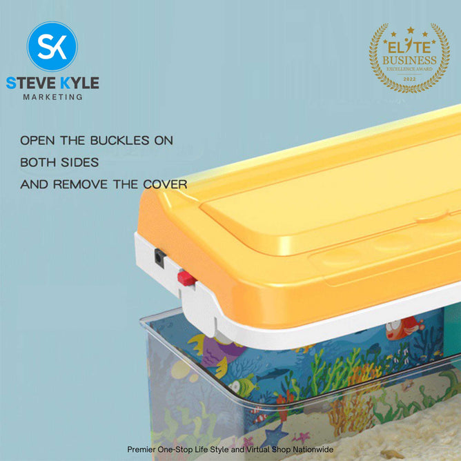 Kids Aquarium Fish Tank - Small Aquarium Toys  Fishing Toys with Music and Lighting Best Gift Toys