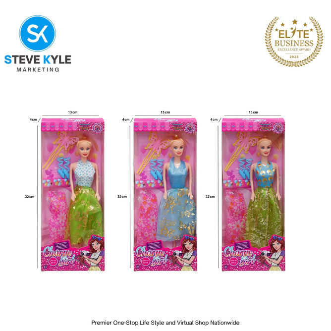 (1 BOX) Random Beauty Fashion Doll Charm Girl - Best Gift Toys for Kids Toddler