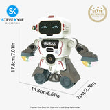 Electric Dancing Robot Multifunctional With Light Music Smart 360-Degree Rotating Children's Toy Doll