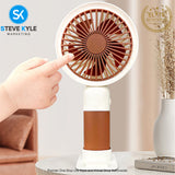 Portable Mini Handeld 1Gear Rechargeable Fan