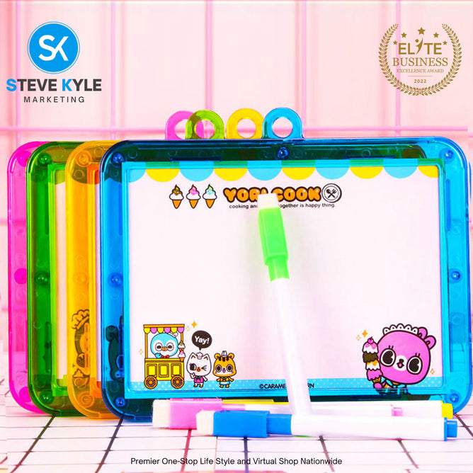 Writing Board Whiteboard with Marker and Eraser for Kids Stationery Set