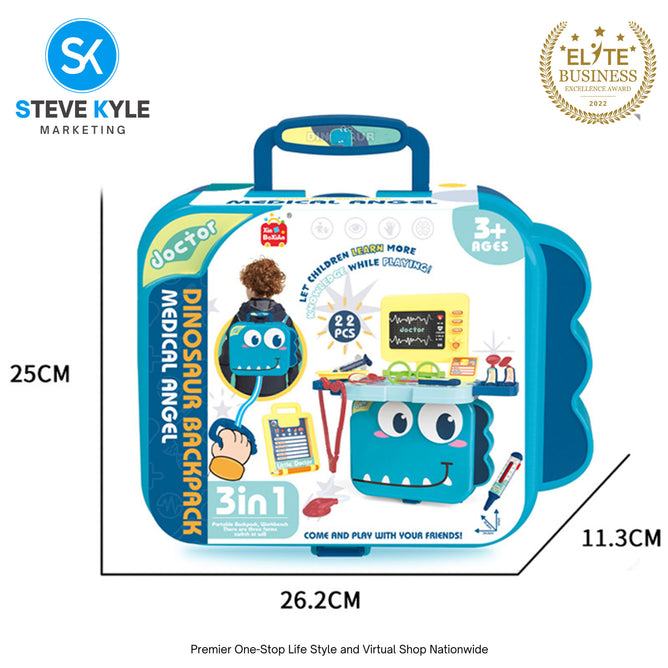 2in1 Pretend Medical Kit Set Backpack Medical Toy Set Children Best Gift Toys