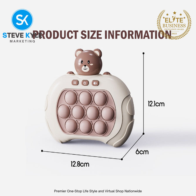 Electric Quick Push Game Machine Finger Movement Brain Game Children Toys Best Gift