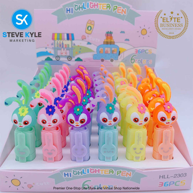 Mini Cute Highlighter Kawaii Drawing Art Marker Pen School Supplies