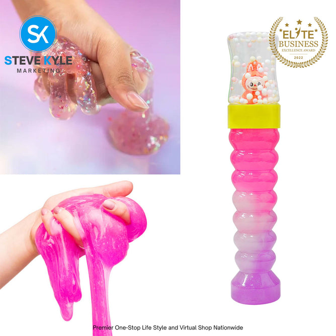 Random Crystal Mud Labubu Slime for Kids Best Gift for Kids